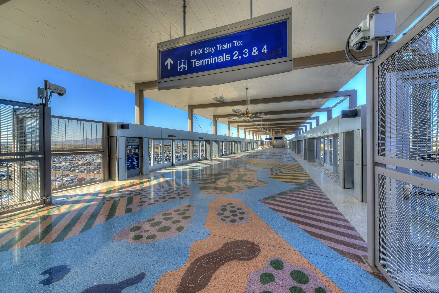 Kimley-Horn provided planning, design & construction support services for the Sky Train people mover at Phoenix Sky Harbor International Airport.