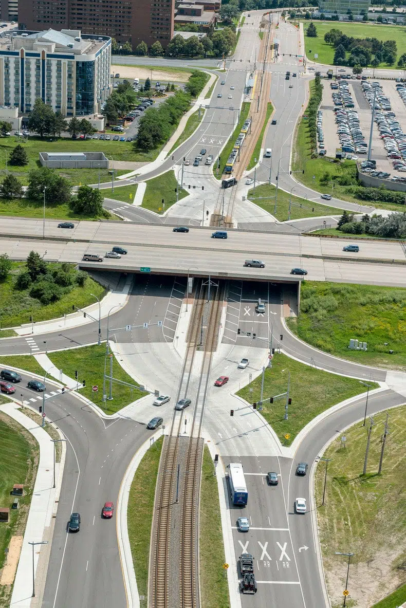 Kimley-Horn helped improve the in-bound and out-bound roadways of Minneapolis-St. Paul International Airport.