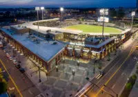 Kimley-Horn performed landscape architecture, streetscape, and urban corridor design for BB&T Ballpark, home of the Charlotte Knights AAA baseball team.