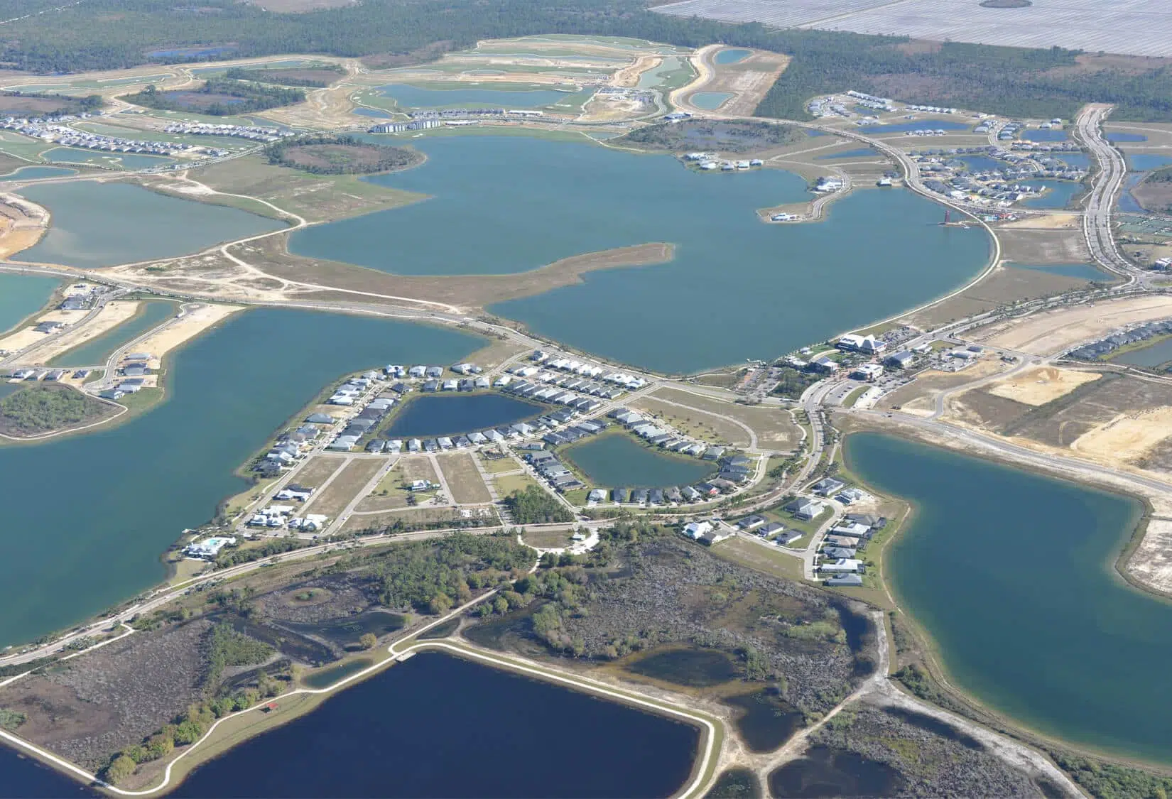 aerial view of Babcock Ranch