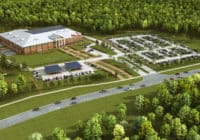 Kimley-Horn provided civil engineering and landscape architecture services for the Camp Lejeune Physical Fitness Center in Jacksonville, North Carolina.