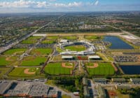 Kimley-Horn provided civil engineering services for the development of the FITTEAM Ballpark of the Palm Beaches in West Palm Beach, FL