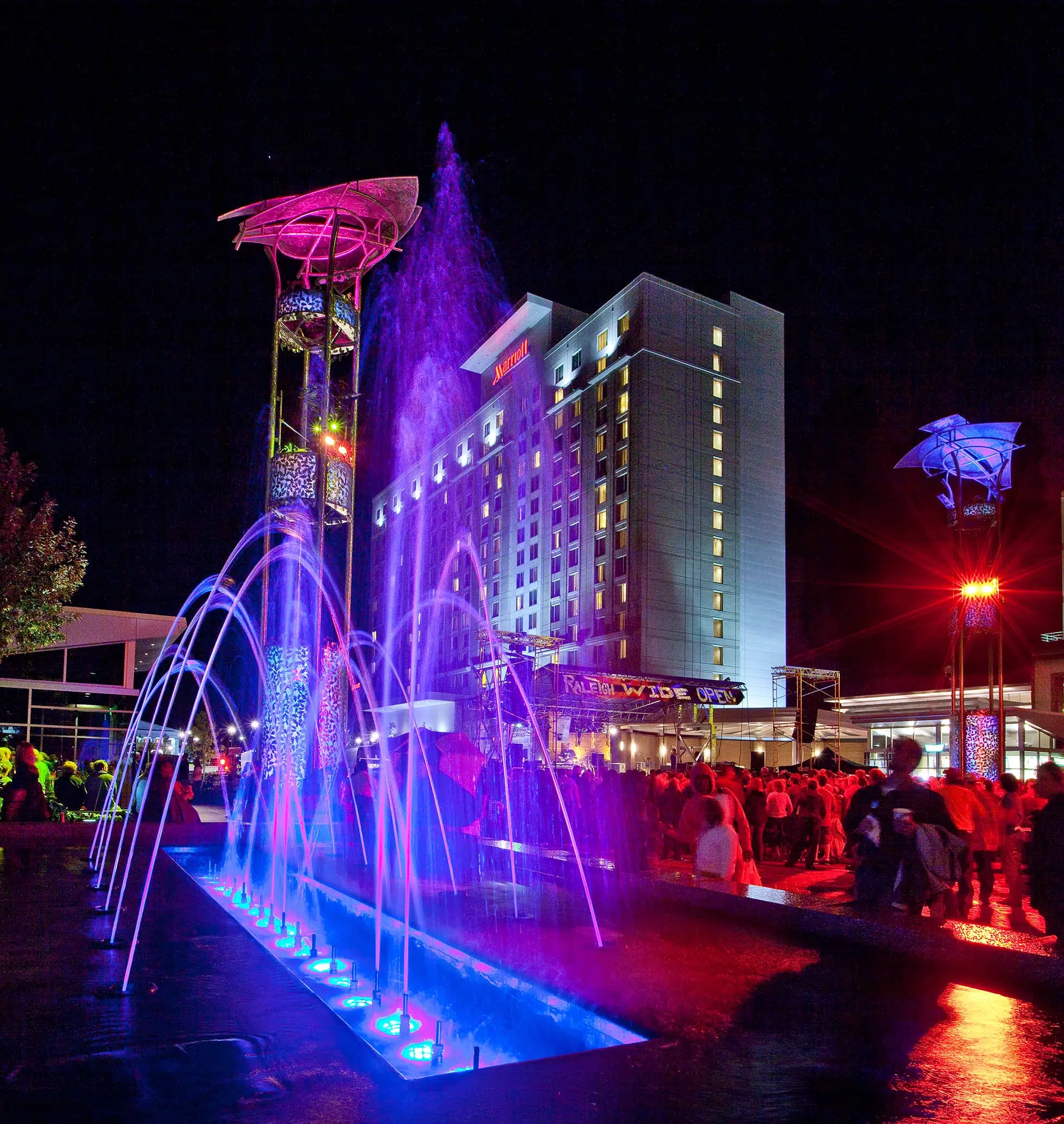 Kimley-Horn provided civil engineering, traffic planning, and transportation engineering services for the revitalization of Fayetteville Street in Raleigh.