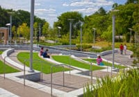 Kimley-Horn provided planning, landscape architecture, surface water, and environmental services for the North Carolina Veteran's Park in Fayetteville, NC.