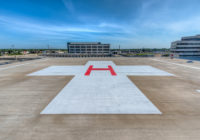 Kimley-Horn designed a 535-space parking structure, which includes a helistop, and pedestrian plaza for the Baylor Scott & White Medical Center-Irving.