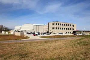 Kimley-Horn designed, permitted, and administered construction phase services for the Galaxy Fixed-Base Operator (FBO) at the Conroe-North Houston Airport.