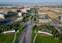 Kimley-Horn provided design, land development, landscape, and drainage engineering services for the Gateway Park Mixed-Use Business Park in Colorado.