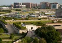 Kimley-Horn provided environmental, site civil, stormwater, and landscape architecture services for the Pentagon Library and Conference Center (PLC2).