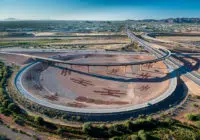 Kimley-Horn provided roadway, drainage, structural, traffic, and landscape services for the interchange modifications on SR 143 in Phoenix, Arizona.