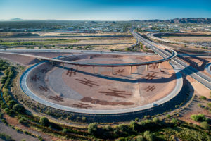 Kimley-Horn provided roadway, drainage, structural, traffic, and landscape services for the interchange modifications on SR 143 in Phoenix, Arizona.