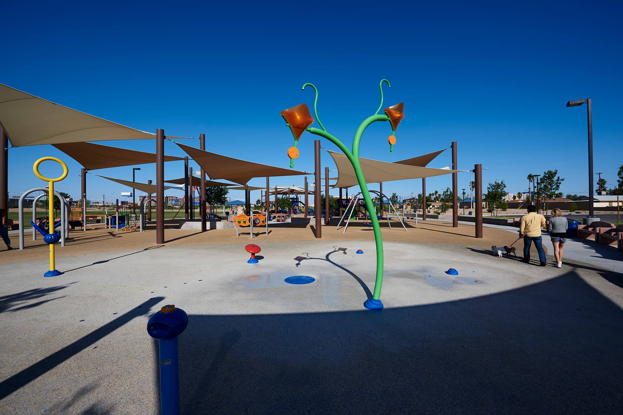 Kimley-Horn designed and provided landscape architecture services for the 20-acre Siegfried and Roy Park in Las Vegas, Nevada.