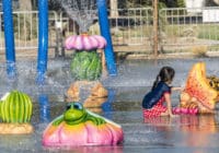Child playing at Alyce Gereaux Park