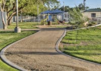 Walking and running trail at Alyce Gereaux Park