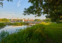 Kimley-Horn provided engineering, surface water, and stormwater management services for the new Bow Creek Recreation Center in Virginia Beach, VA