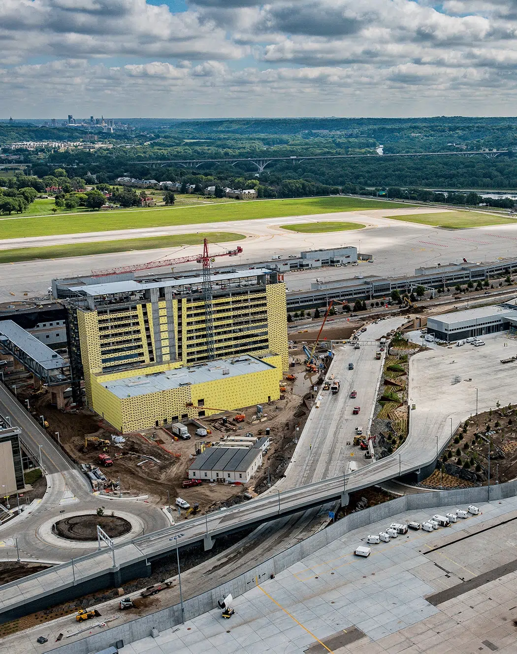 Kimley-Horn is providing civil engineering services for the landside expansion of the Terminal 1-Lindbergh, Minneapolis-St. Paul International Airport