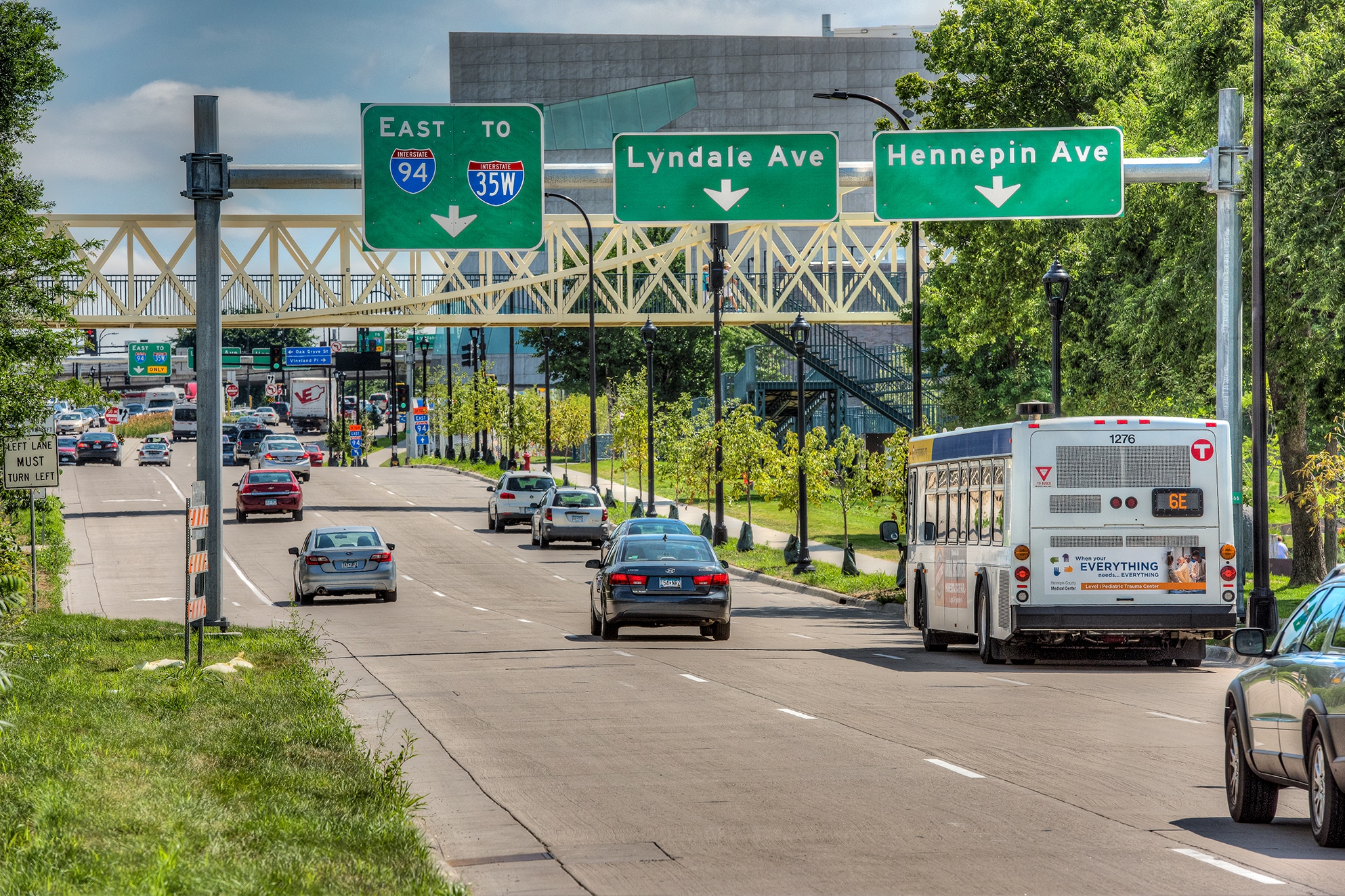 Kimley-Horn designed the reconstruction of the Hennepin/Lyndale Avenue corridor between Franklin Avenue and Dunwoody Boulevard in Minneapolis, MN