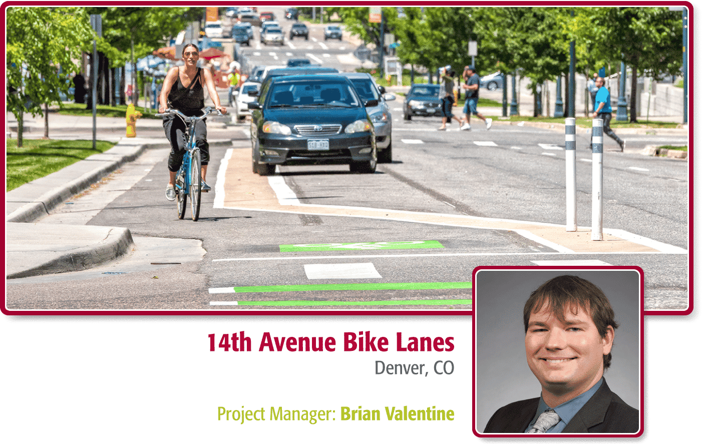 Kimley-Horn Bike Month - 14th Avenue Bike Lanes