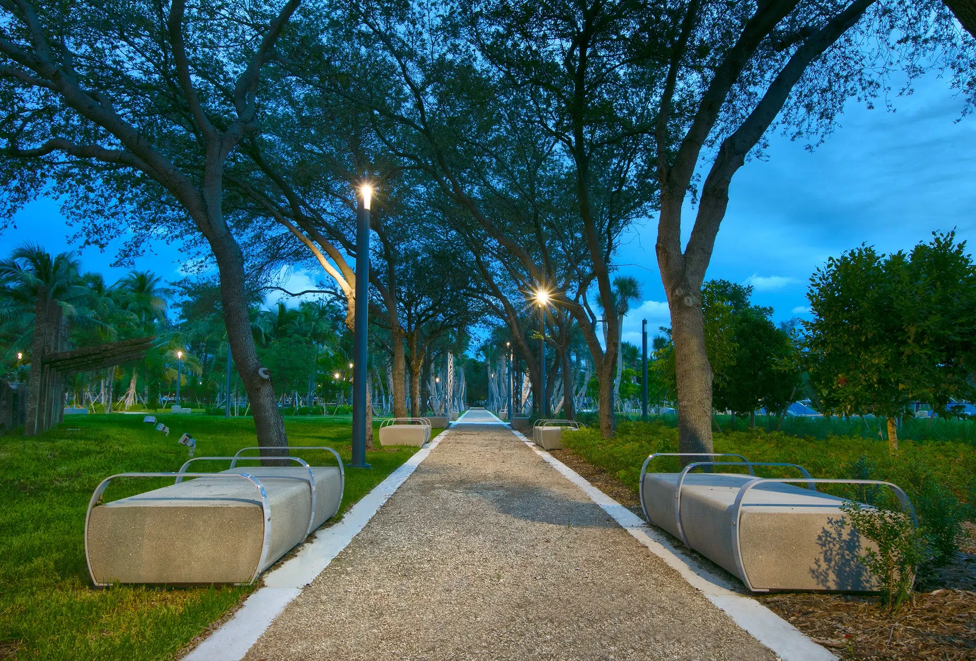 Kimley-Horn provided landscape architecture and civil engineering design for Regatta Park in Miami, FL from concept through construction administration.