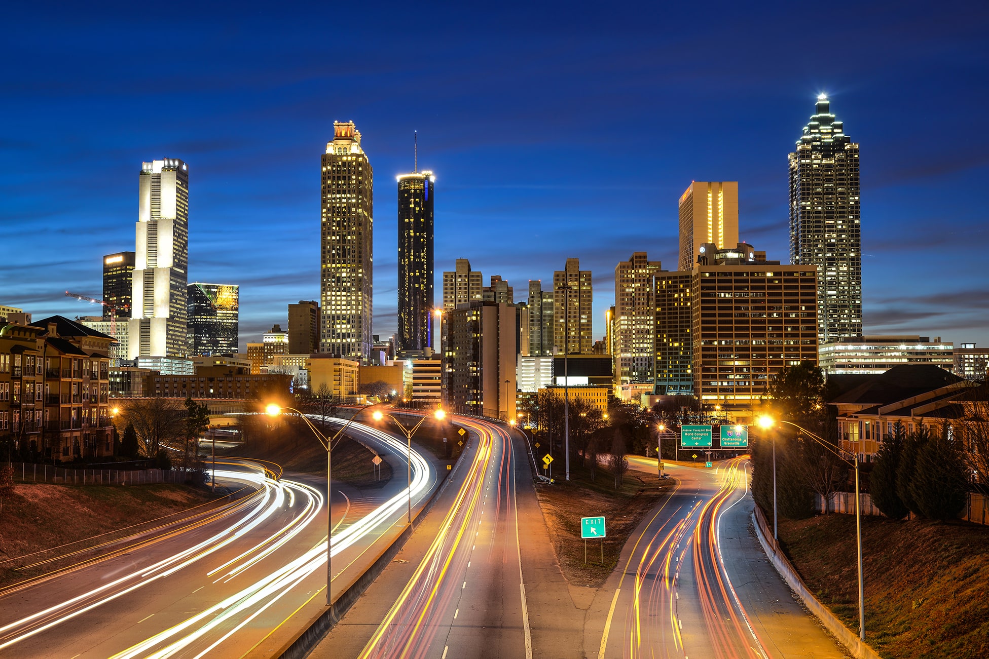 Kimley-Horn traffic management in Downtown Atlanta for the big game at Mercedes-Benz Stadium