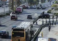 Aerial view of Las Vegas Blvd