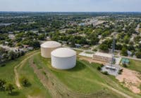 Aerial view of OKC Booster Station