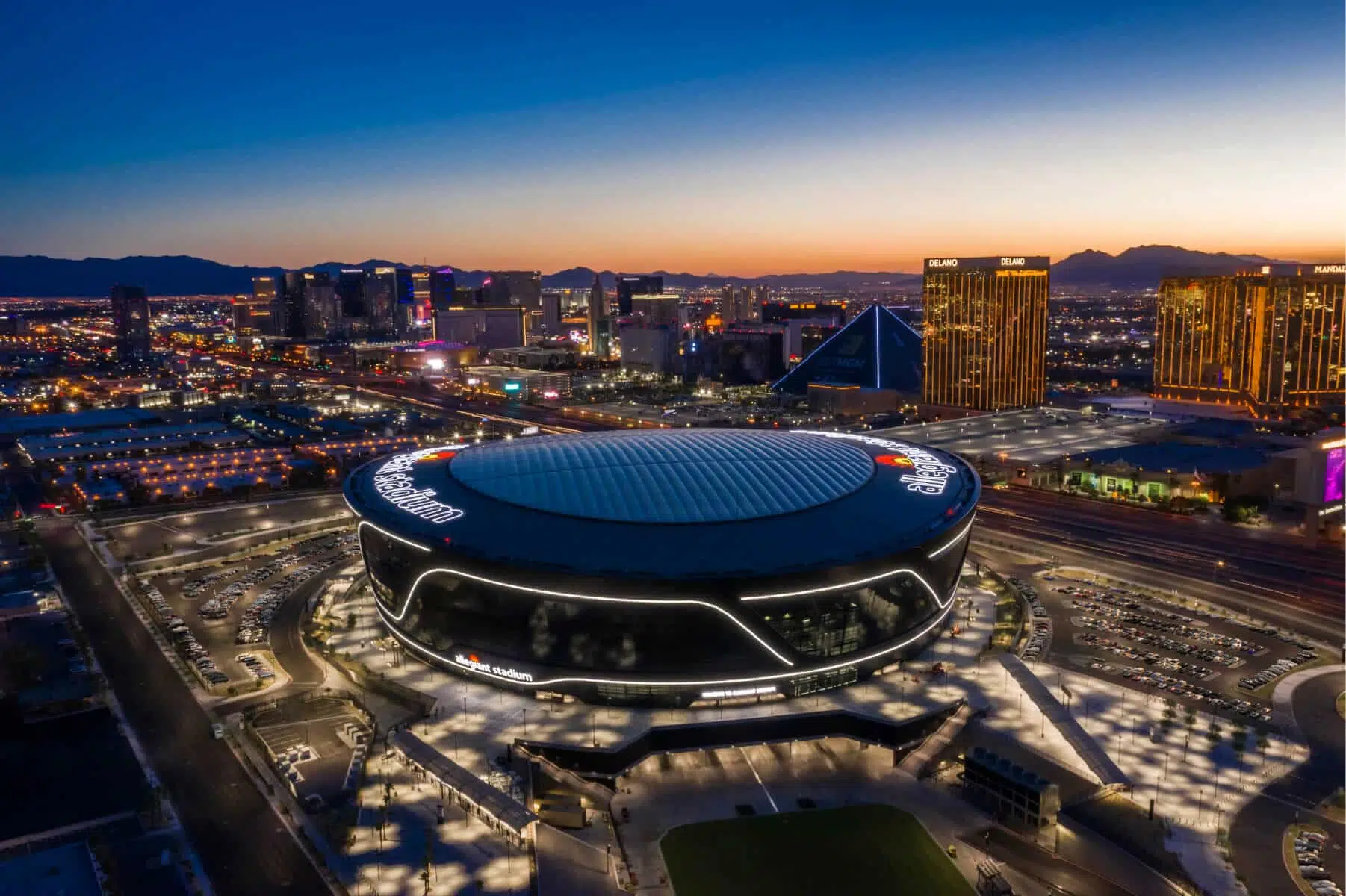 Allegiant Stadium Arial