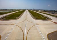 Runway of the Detroit Airport