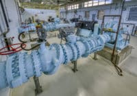 Piping inside of the Dallas Western Pump Station