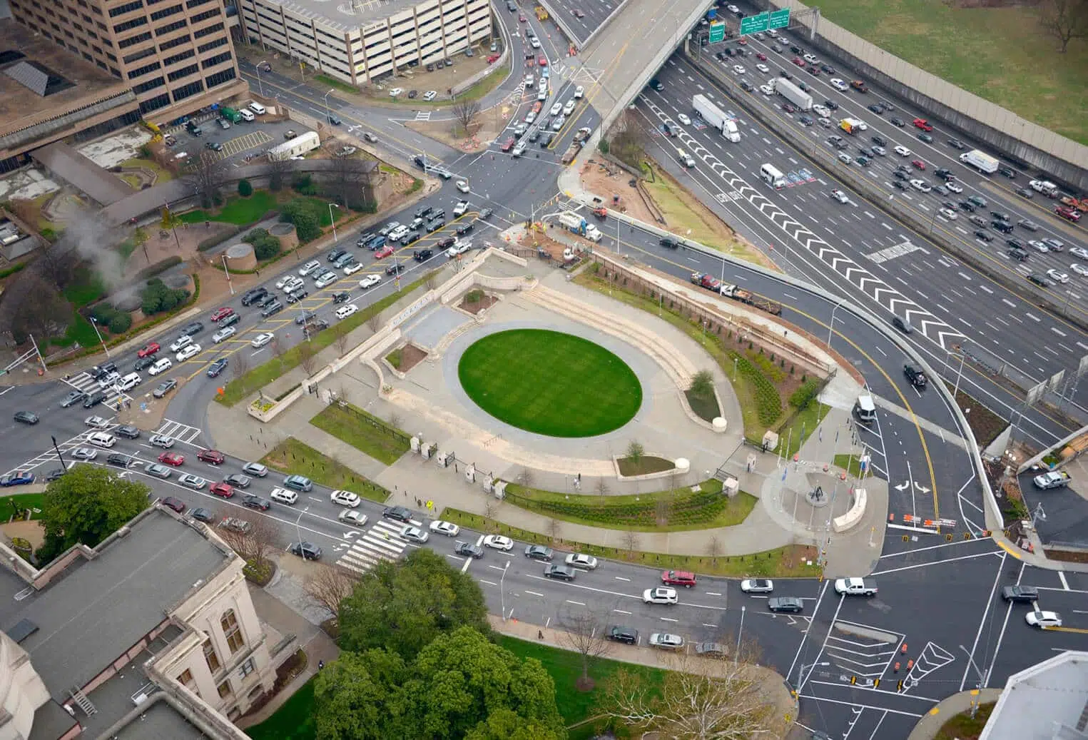 Capitol Square Extension in the middle of Downtown Atlanta