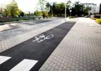 Protected bike lane