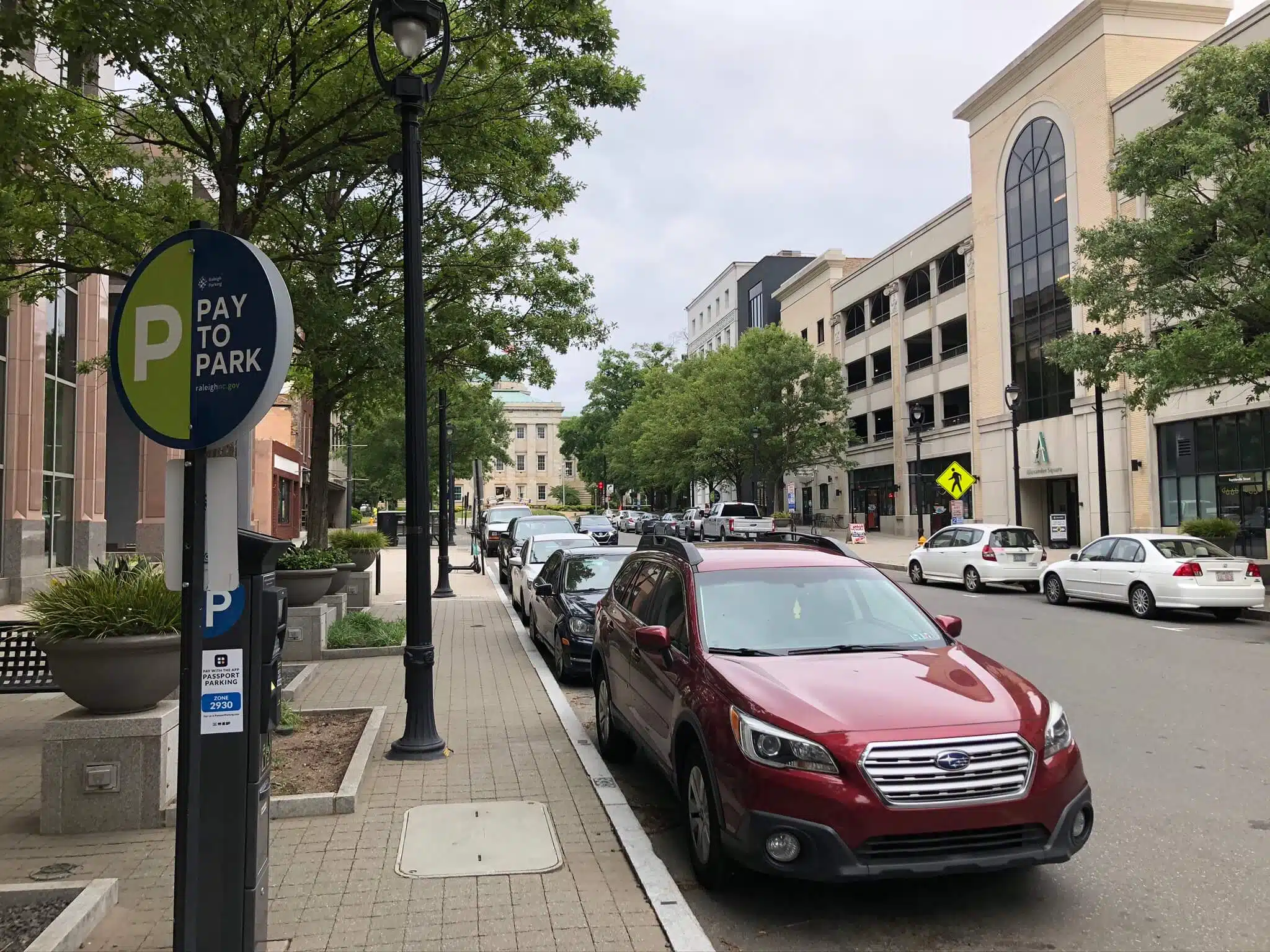 Cars parked on street, Parking Minimums