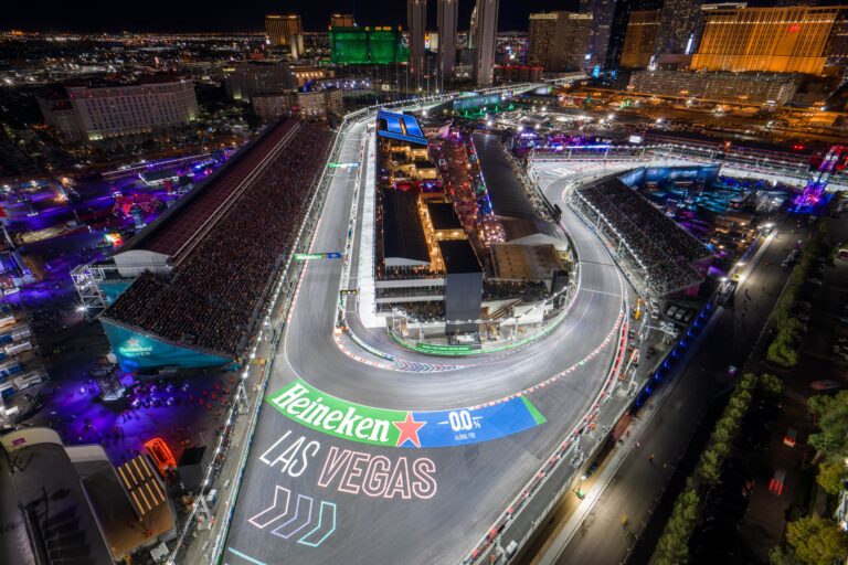 Las Vegas Formula One Pit Building Aerial
