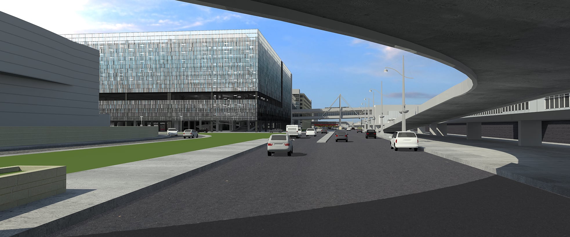 Kimley-Horn is providing civil engineering services for the landside expansion of the Terminal 1-Lindbergh, Minneapolis-St. Paul International Airport