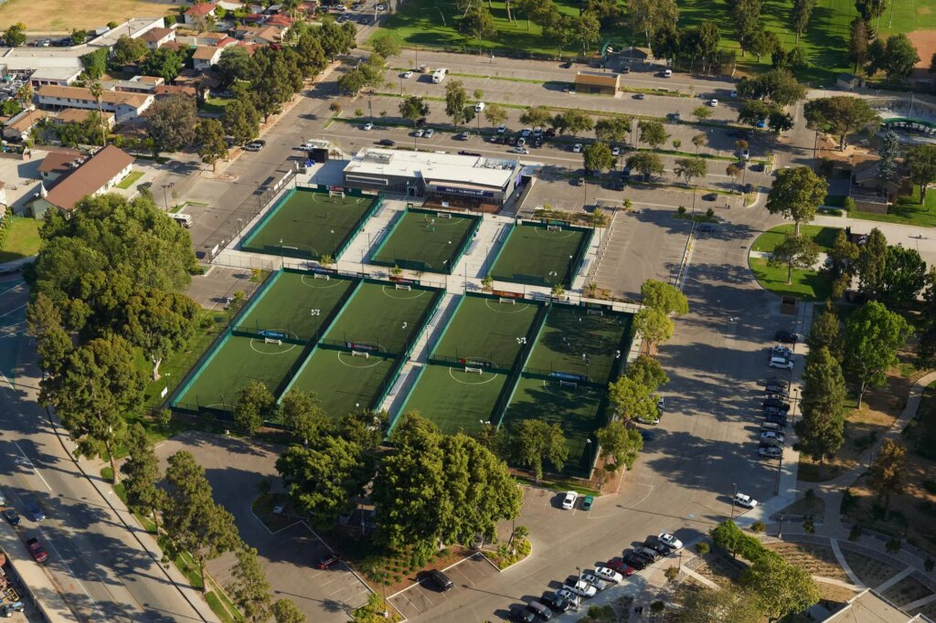 Kimley-Horn was selected to provide land development, transportation, and surface water services for the new Goals Soccer Center in South Gate, CA.