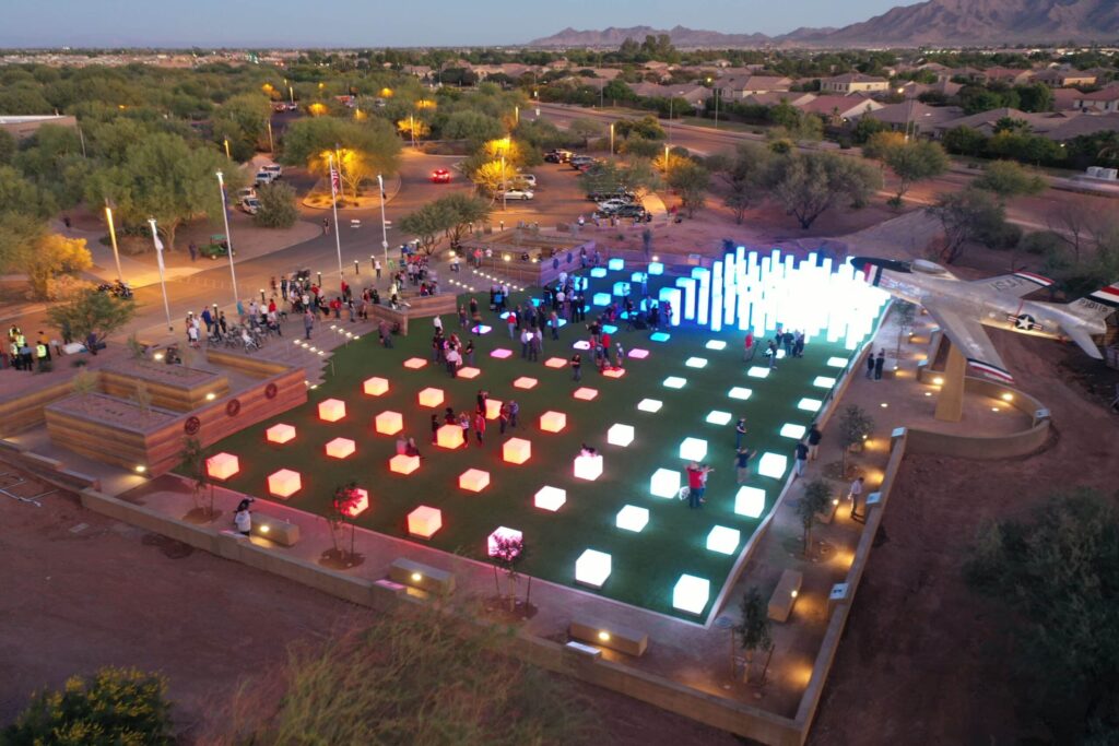 Field of Honor Veterans Memorial (Photo by Hunter Contracting Co.)