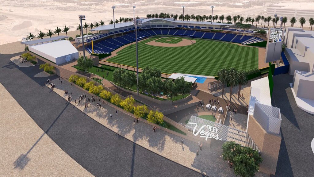 Kimley-Horn land development for the Las Vegas Ballpark, the new home for the Triple-A Las Vegas 51s