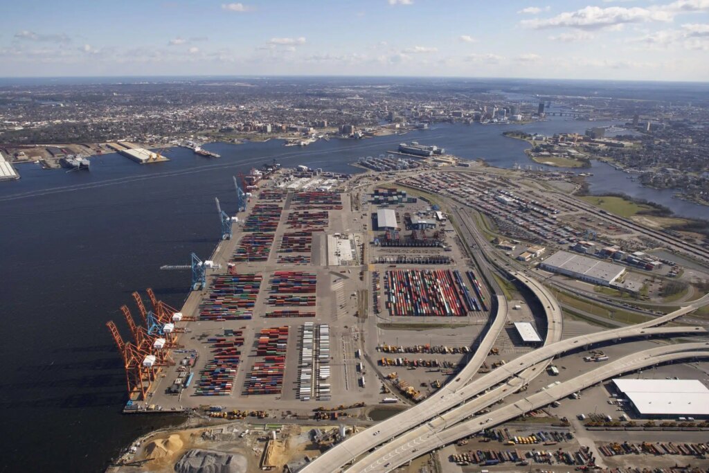 The Port of Virginia Aerial