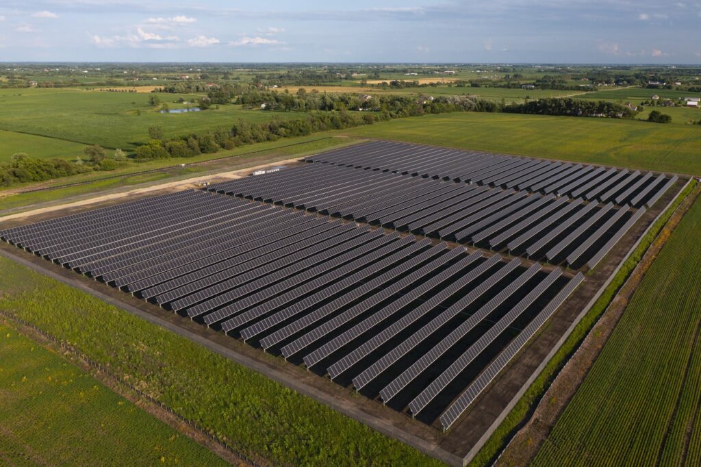 Image of solar panel field