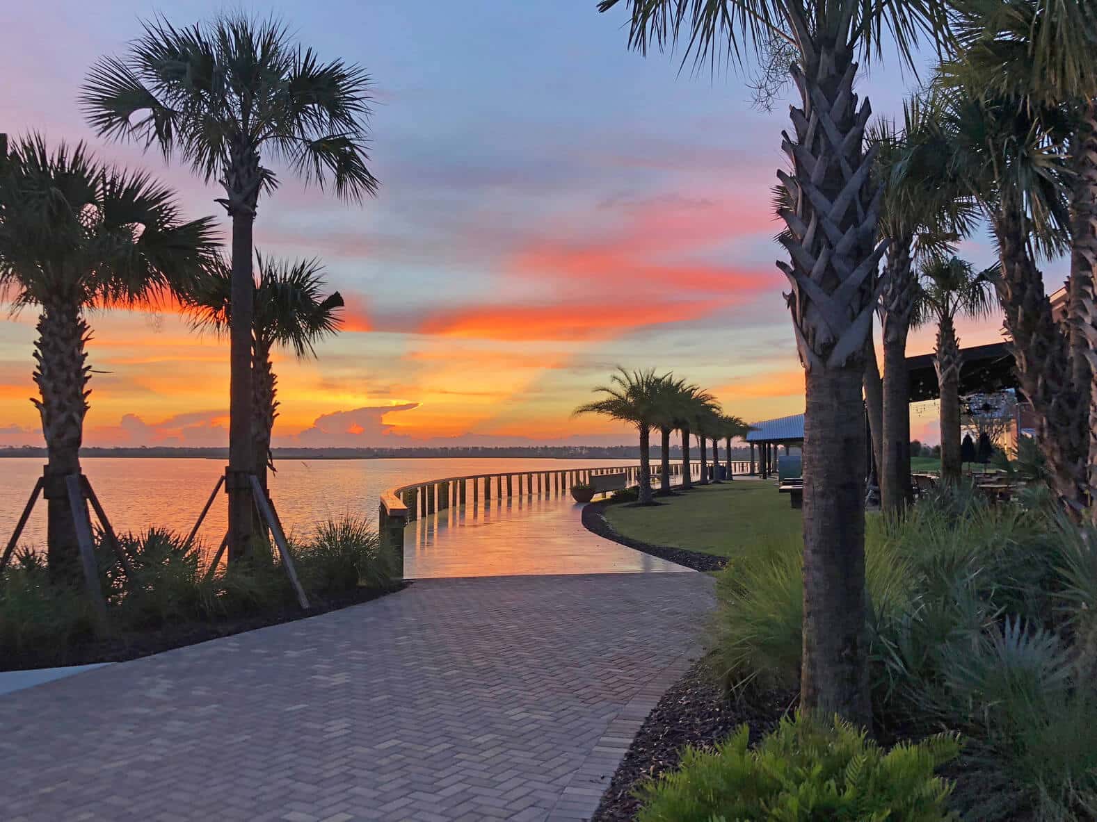 Babcock Ranch sunset view