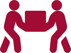 people carrying an object