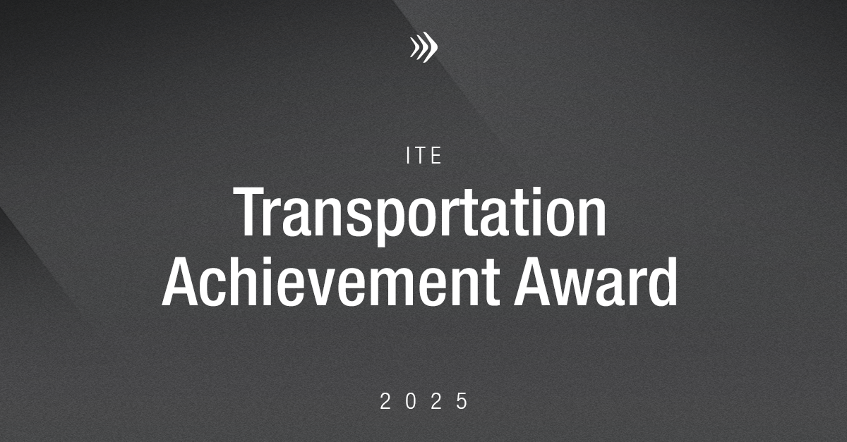 ITE Transportation Achievement Award