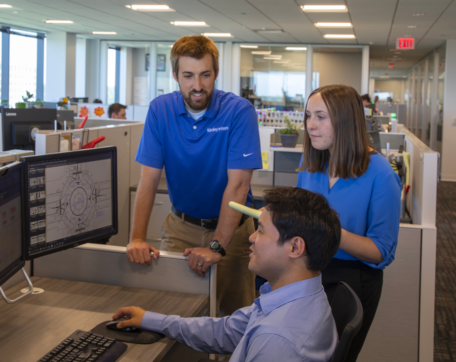 employees collaborating